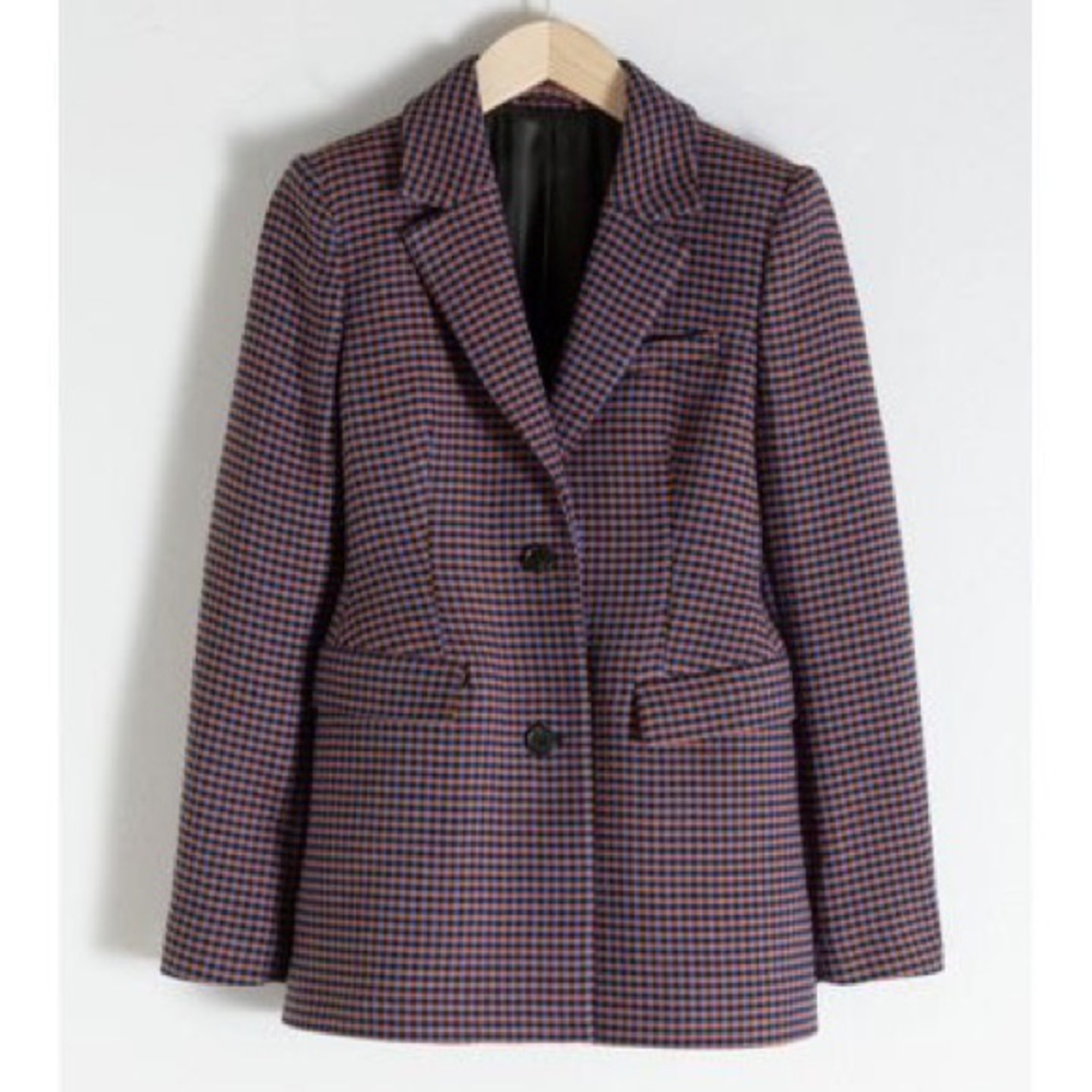 Other Stories Hourglass Houndstooth Blazer BNWT size 4